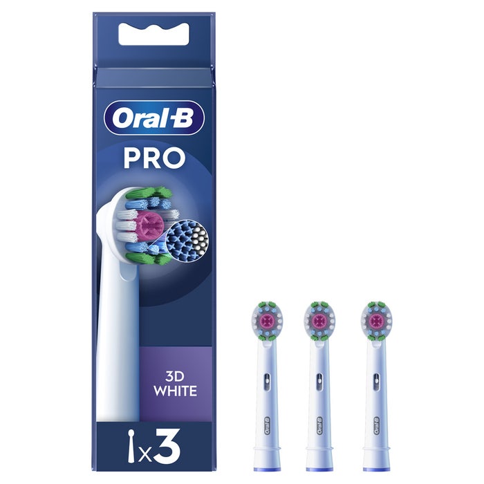 Oral-B 3D White Brossette pour brosse à dents électrique Avec CleanMaximiser x3