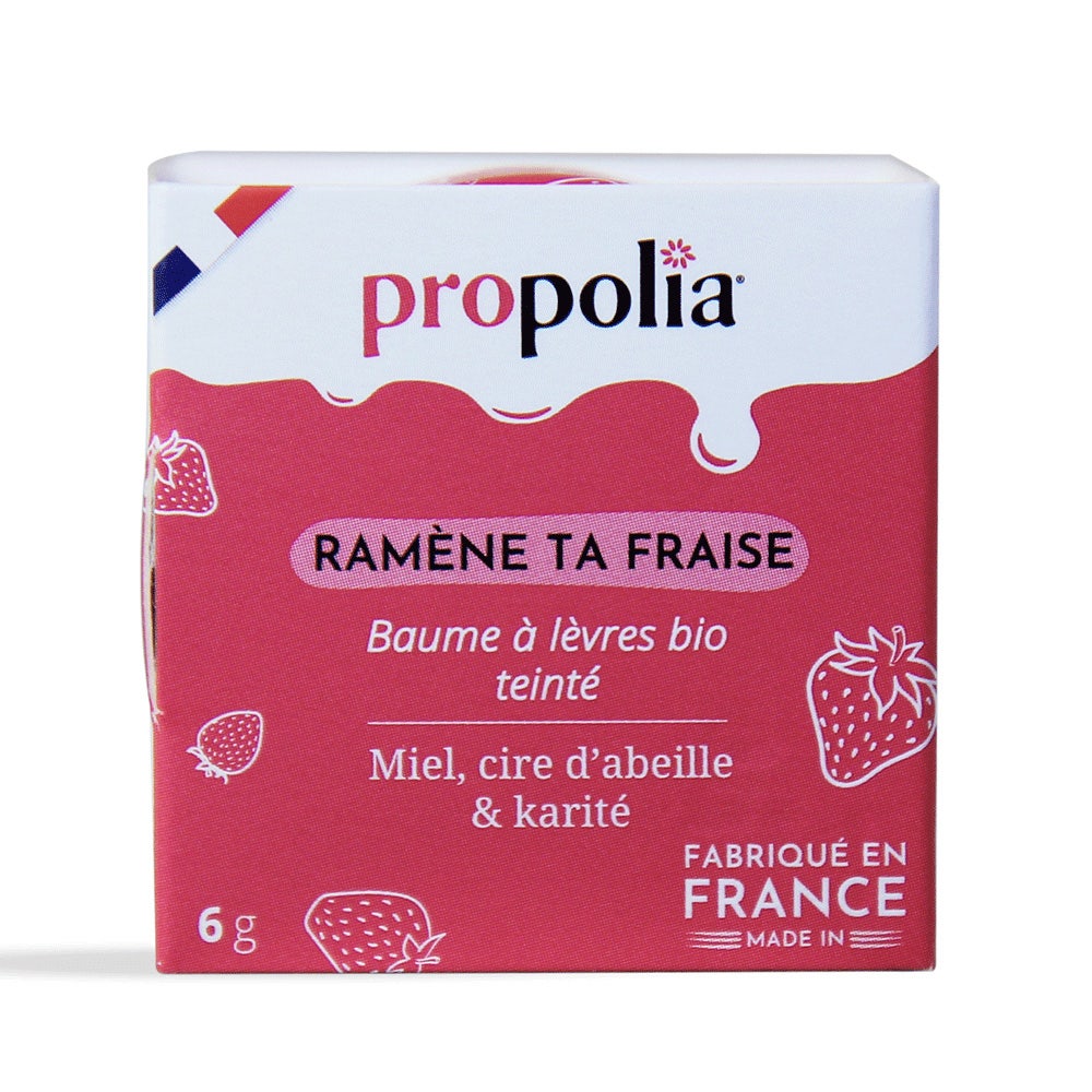 Propolia Baume à lèvres Bio Teinté Ramène ta Fraise 6g