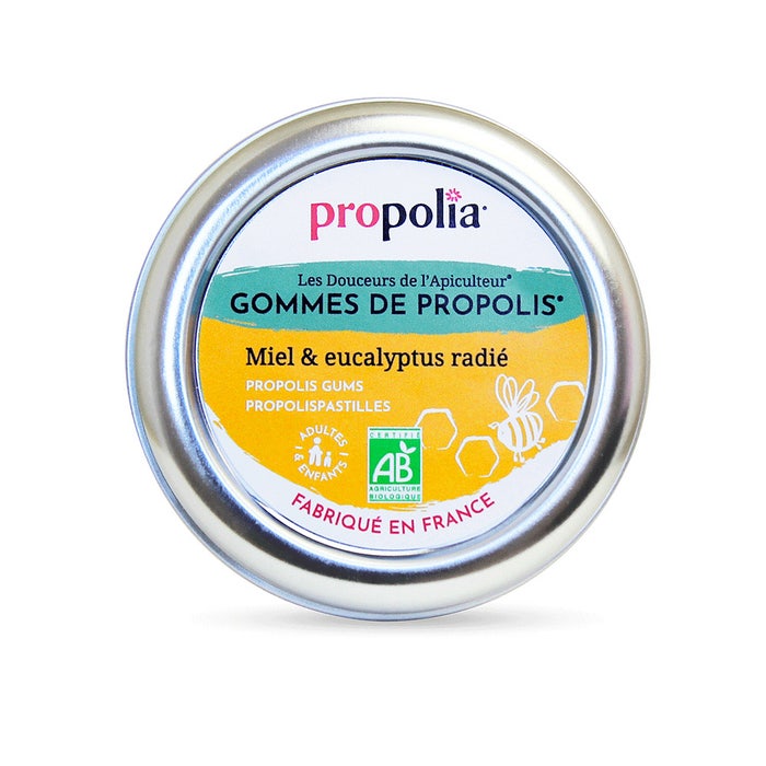 Propolia Gommes de Propolis Miel & Eucalyptus Radié 45 gommes