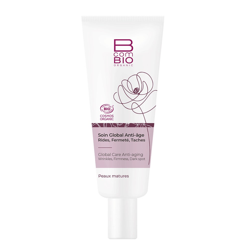 Bcombio Organic Soin Global Anti-âge Rides & Fermeté, Taches Peaux Matures 50ml