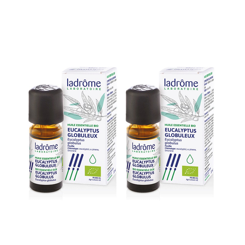 Ladrôme Huile Essentielle D'eucalyptus Globuleux Bio 2x10ml