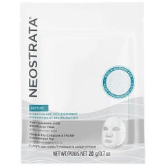 Neostrata Restore Masque Bio-Cellulose à l'Acide Hyaluronique Pur g 20