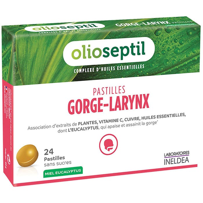 Olioseptil Gorge Larynx 24 Pastilles