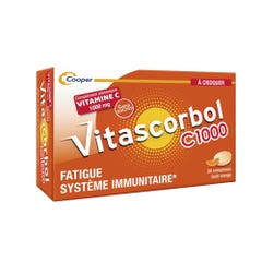 Vitascorbol Vitamine C1000 20 comprimés à croquer