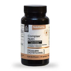 Nat&Form Complex' Nutri Equilibre Nutritionnel 60 gélules