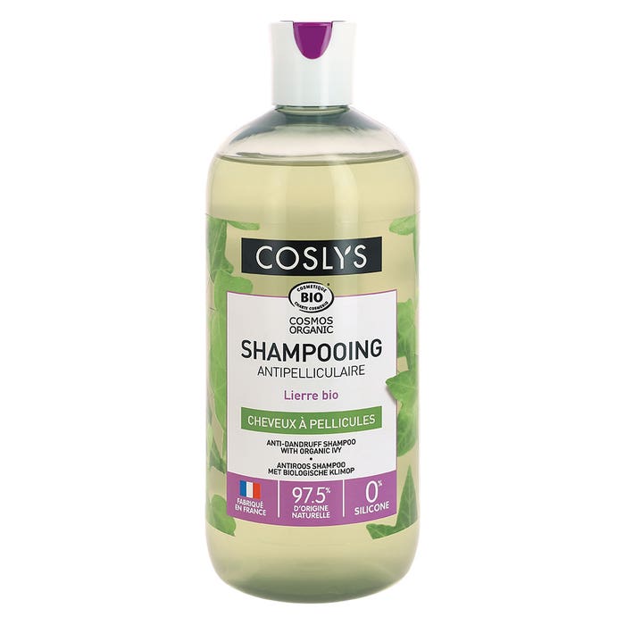 Coslys Shampooing antipelliculaire bio Cheveux a pellicules 500ml