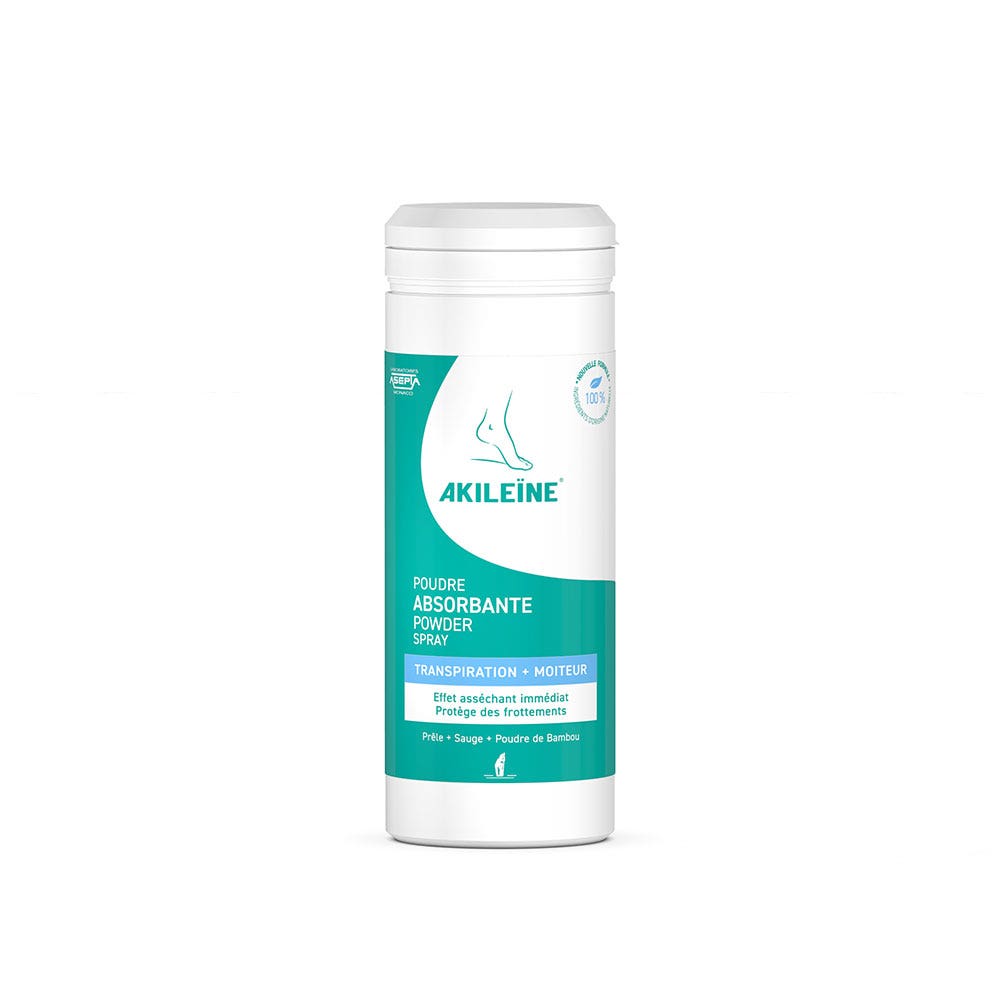 Asepta Akileine Poudre Absorbante Tres Forte Transpiration 75g
