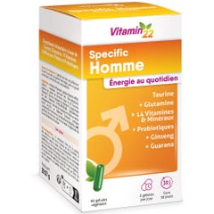Vitamin22 Specific Homme Energie au quotidien 60 gélules végétales