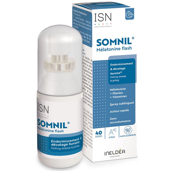 Ineldea Santé Naturelle Somnil Mélatonine flash 20ml - Easypara