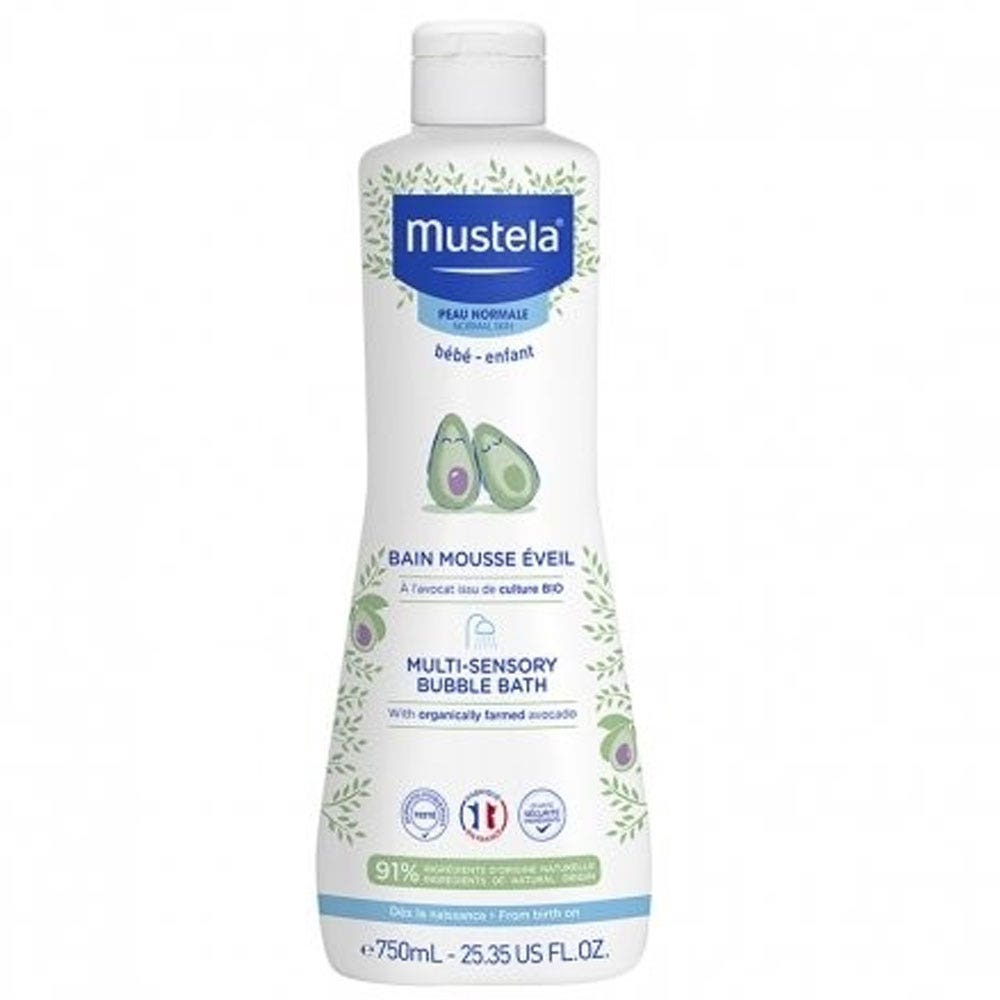 Bain Mousse Eveil 750ml Peaux Normales Mustela