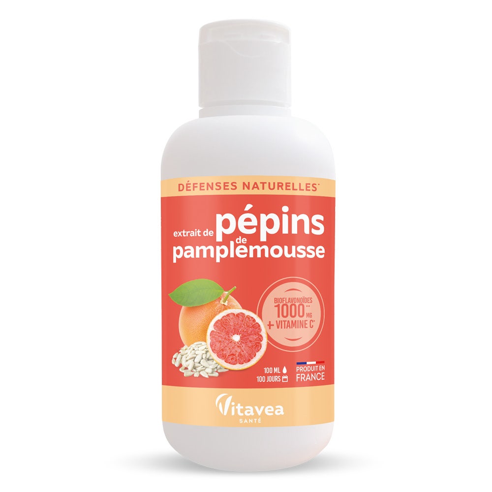 Vitavea Santé Extrait De Pepins De Pamplemousse Defenses Naturelles 100ml