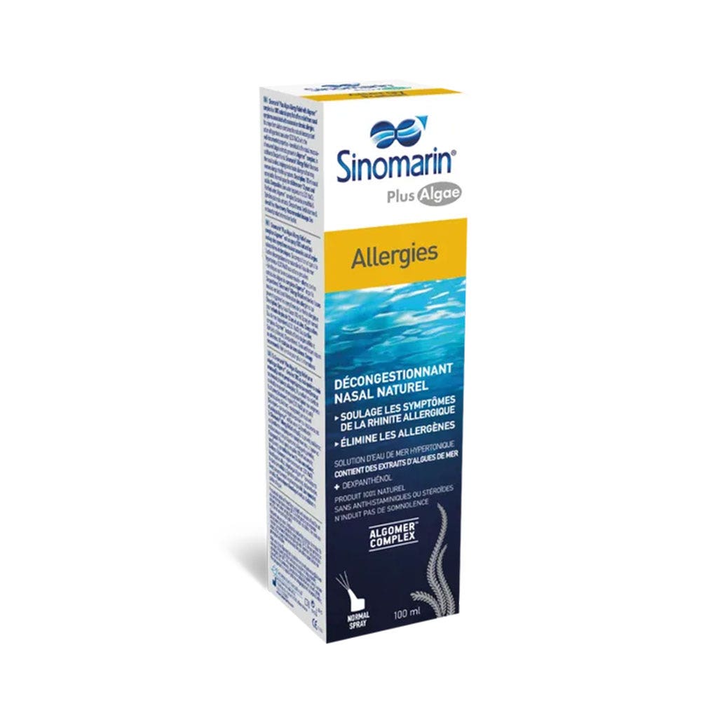 Gifrer Sinomarin Spray Nasal Algues Allergies Nez bouché 100ml