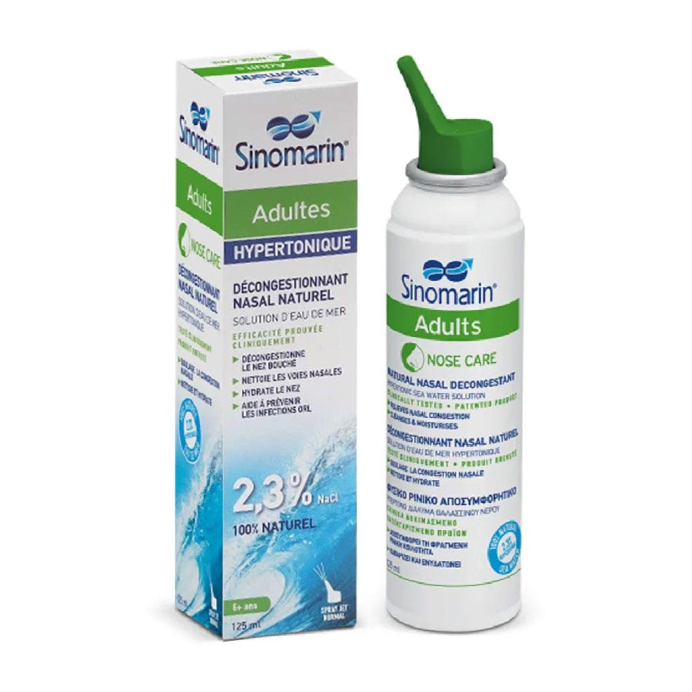 Gifrer Sinomarin Spray Nasal Hypertonique Nez Bouché 125ml