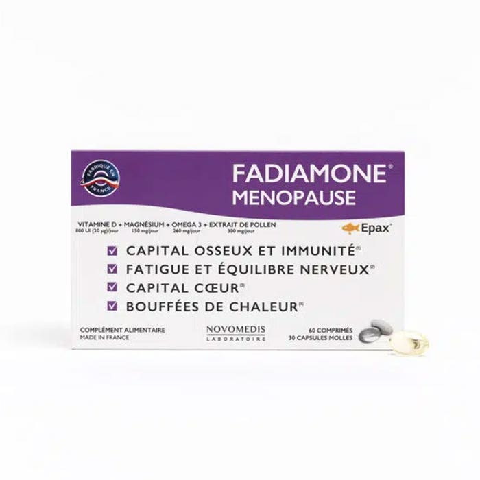 Fadiamone Ménopause 60 Comprimes + 30 Capsules