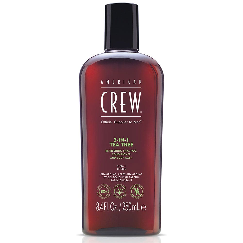 American Crew Shampooing 3 en 1 Arbre à Thé 250ml