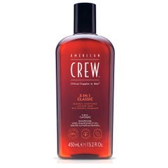 Classic 3in1 Shampooing Soin Gel Douche 450ml American Crew