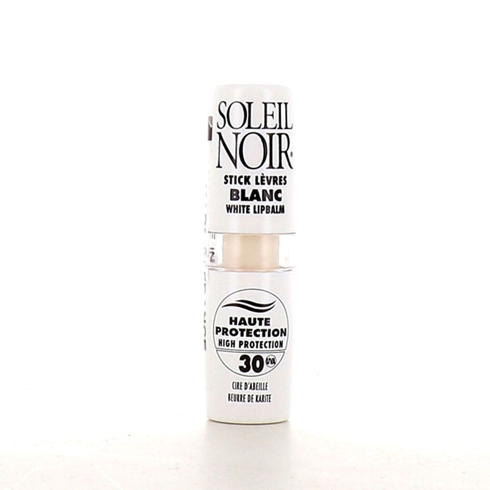 Soleil Noir N°26 Stick Levres Blanc Spf30 Haute Protection 4g