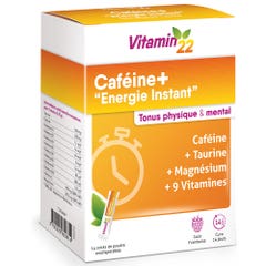 Vitamin22 Caféine+ Energy Instant 14 sticks