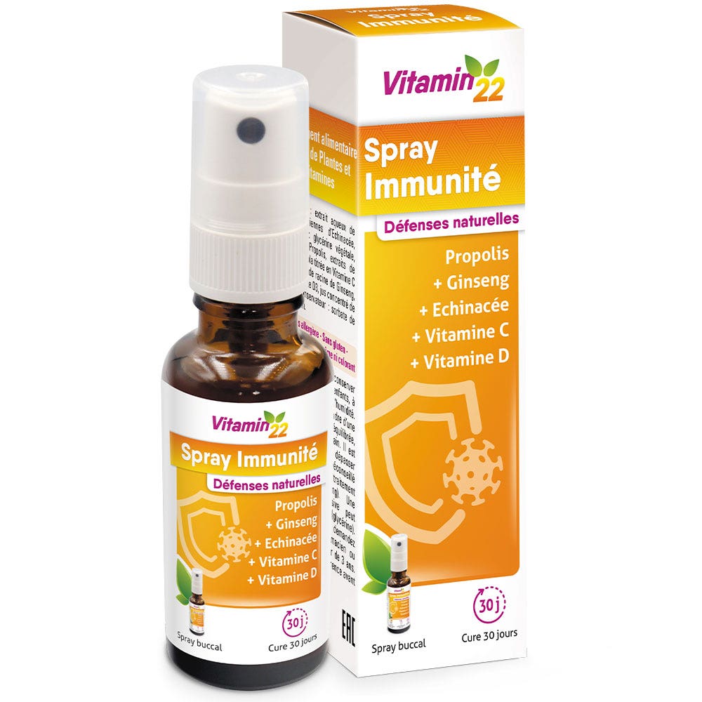 Vitamin'22 Spray Immunité 20ml
