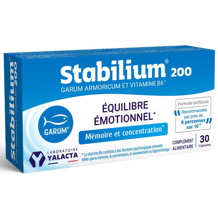 Stabilium 200 30 Capsules Yalacta