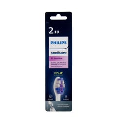 Philips Sonicare Tetes De Brosse A Dents Sensitive Standard S2 hx6052-10 X2