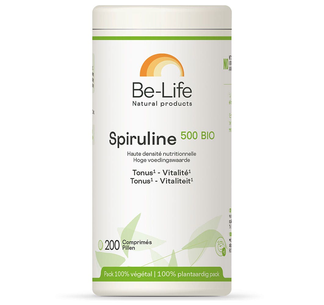 Be-Life Spiruline 500 Bio 200 comprimés