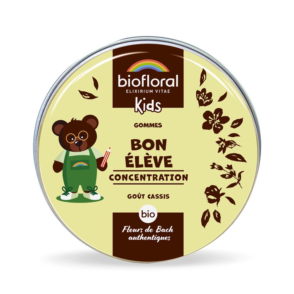 Biofloral Kids Gommes Bon Elève Bio 45g