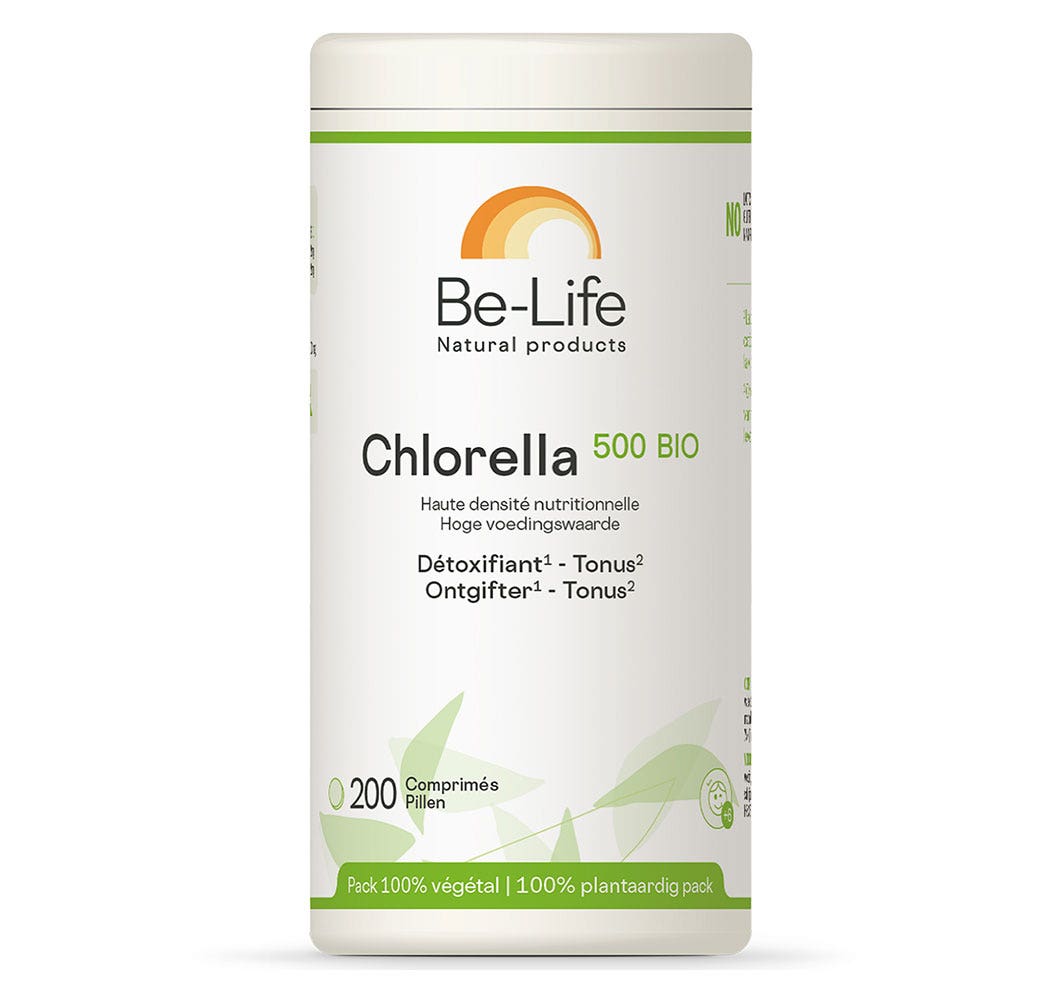 Be-Life Chlorella 500 Bio 200 comprimés