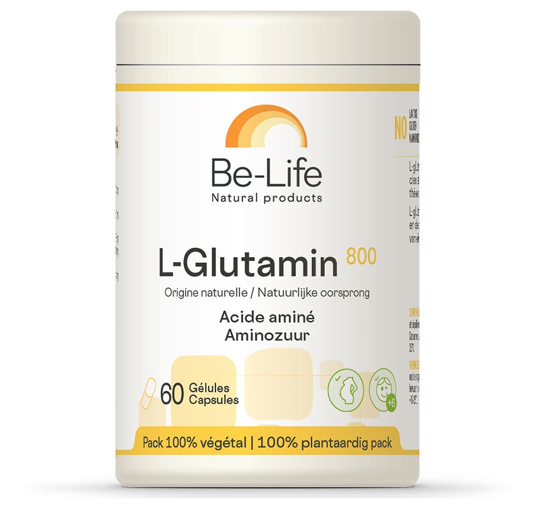 Be-Life L-glutamin 800 Acide Amine 60 gélules