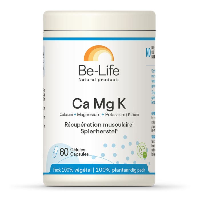 Be-Life Ca Mg K 60 gélules