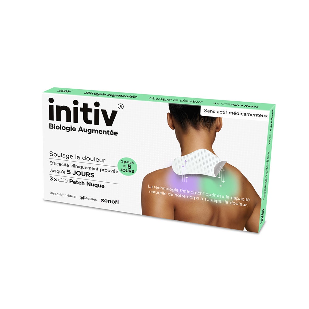 Initiv Patch nuque Adultes 1 boîte de 3 patchs