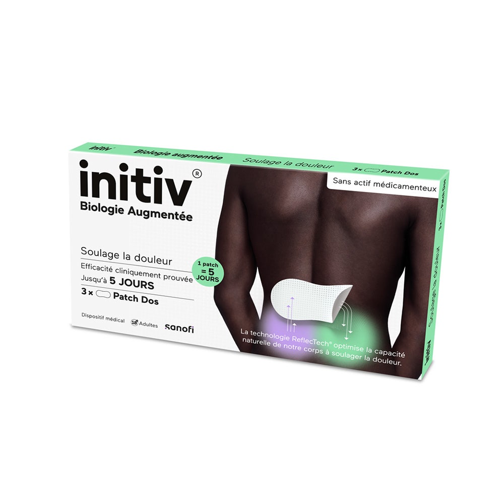 Initiv Patch dos Adultes 1 boîte de 3 patchs