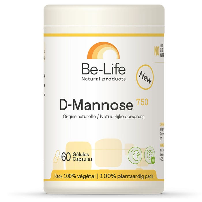 Be-Life D-Mannose 750 60 Gélules
