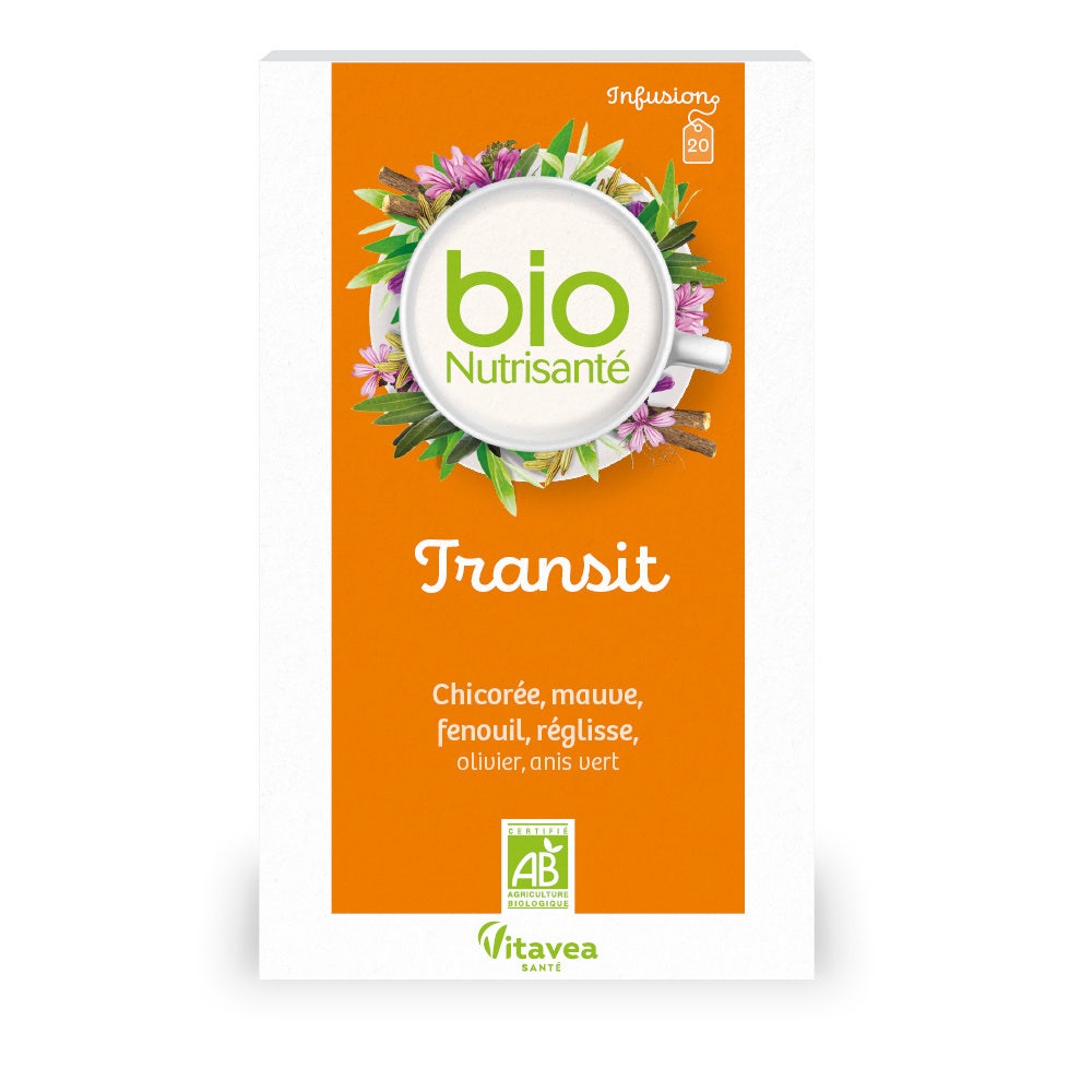 Vitavea Santé BioNutrisanté Infusion bio Transit 20 sachets