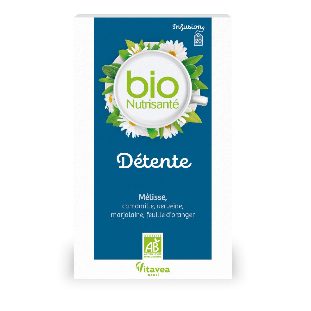 Vitavea Santé BioNutrisanté Infusion bio Detente 20 sachets