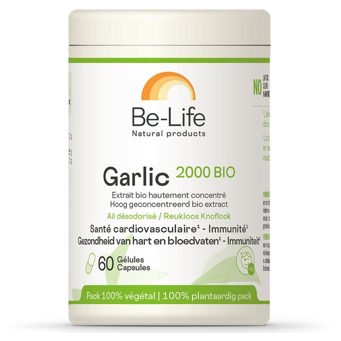 Be-Life Garlic 2000 Bio 60 gélules