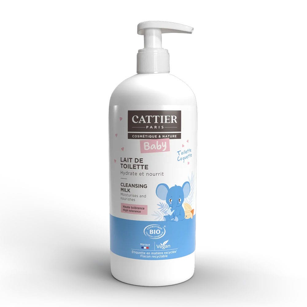 Cattier Baby Lait De Toilette Bio 500ml