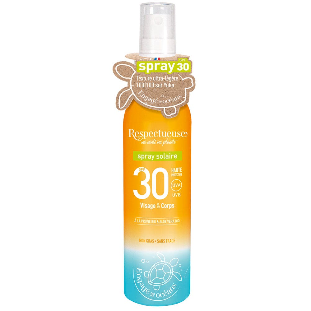 Respectueuse Spray Solaire SPF30 100ml