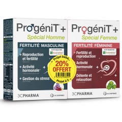 3C Pharma Duo ProgeniT+ Homme Femme 120 comprimés