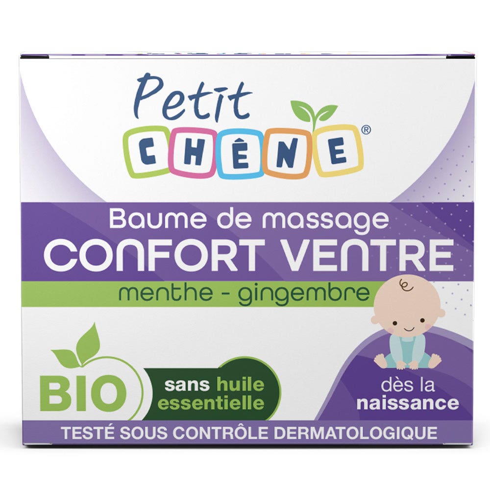 Petit Chêne Baume de Massage Confort Ventre Bio 40ml