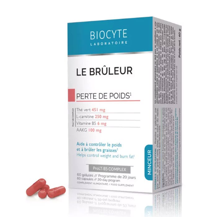 Biocyte Minceur Le Brûleur Perte de Poids 60 Gélules