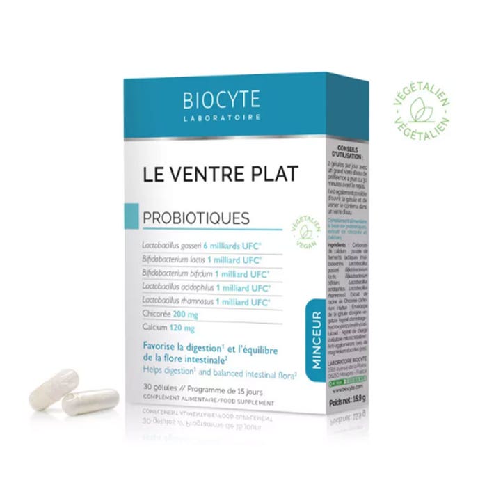 Biocyte Minceur Le Ventre Plat Probiotiques 30 Gélules