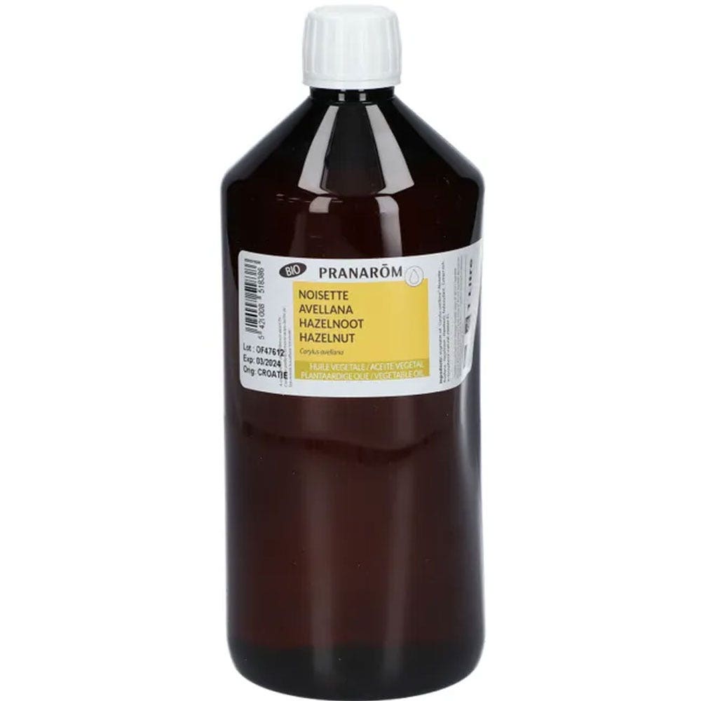 Pranarôm Les Huiles Végétales Huile Vegetale Noisette Bio 1 l