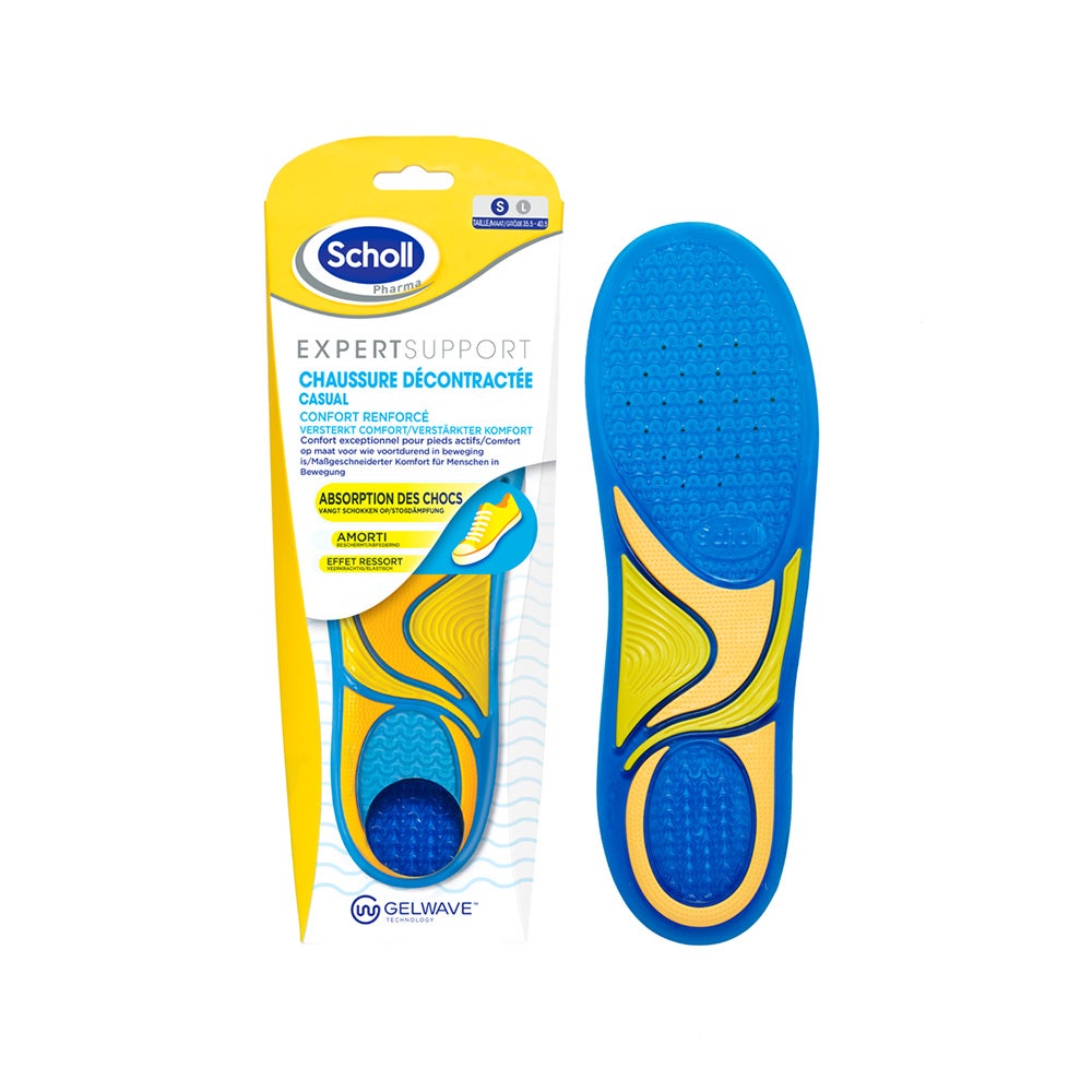 Scholl LiquiFlex Semelles Soutien Quotidien Femmes Pointure