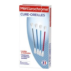 Mercurochrome Cure-Oreilles Lavables et Réutilisables x4