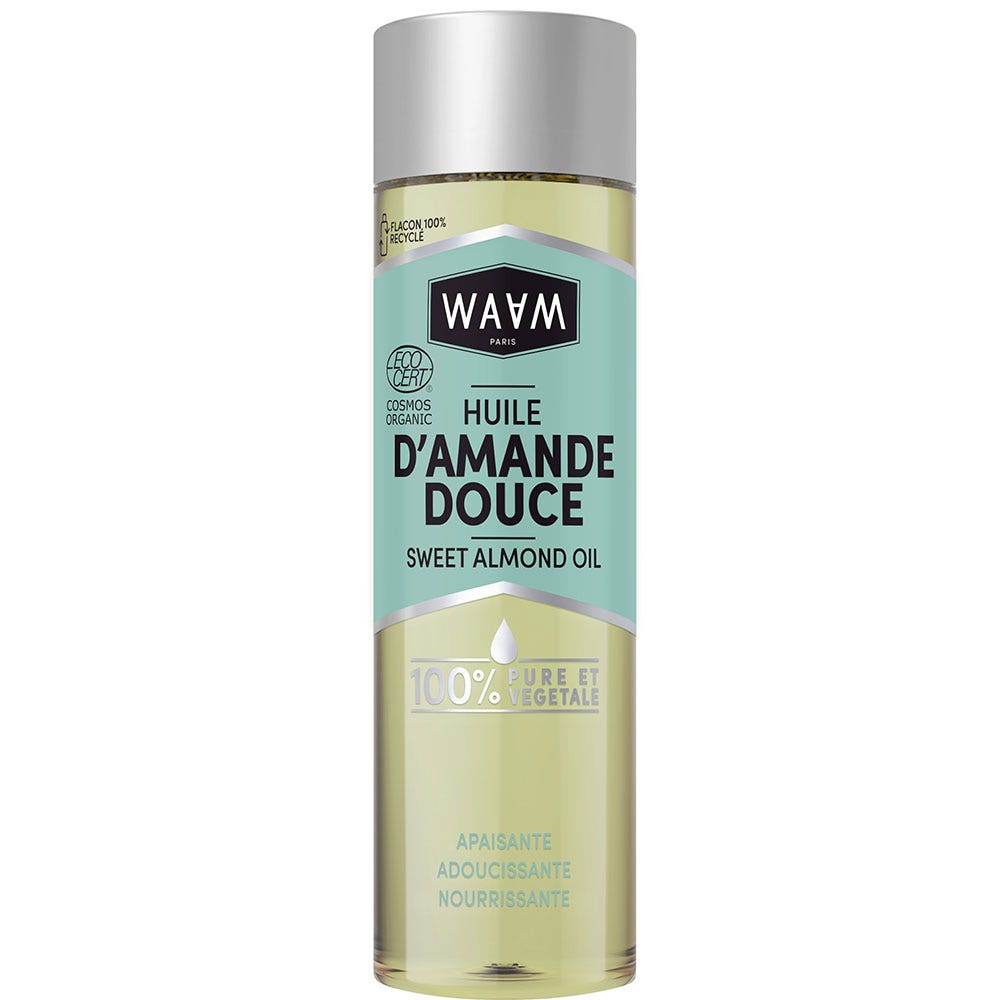 Waam Huile Végétale Amande Douce Bio 75ml