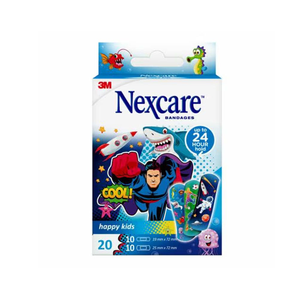 Nexcare Pansements Enfants Happy Kids Boys X20
