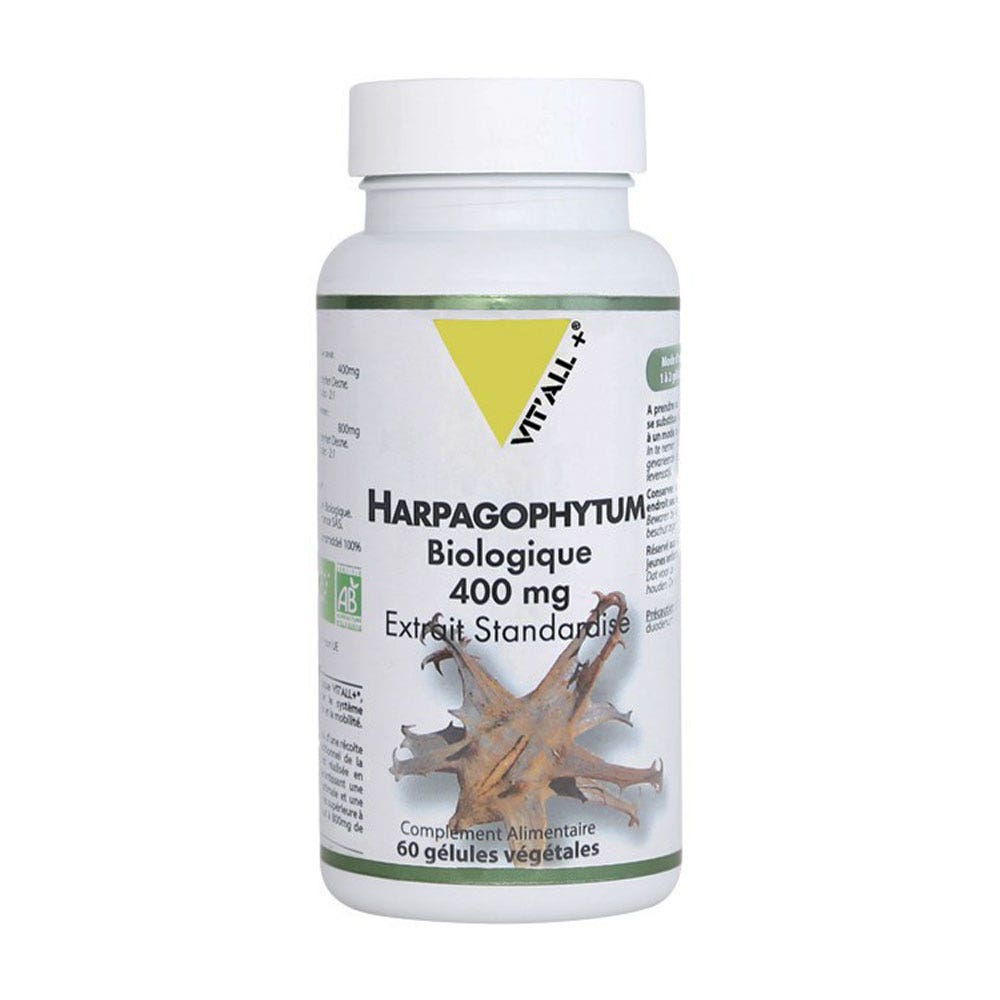 Vit'All+ Harpagophytum Bio 400mg 60 Gélules