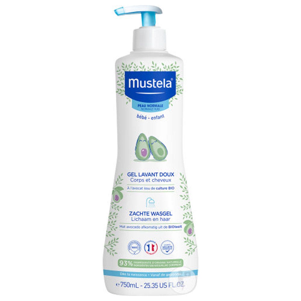 Mustela Gel Lavant Doux Peaux Normales 750ml