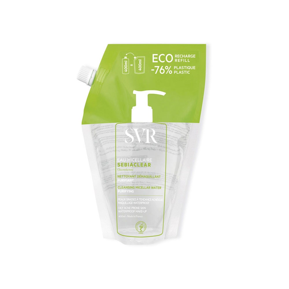 Svr Sebiaclear Eau Micellaire Eco Recharge 400ml